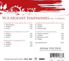 Wolfgang Amadeus Mozart (1756-1791): Symphonien Vol.1, Super Audio CD