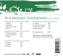 Wolfgang Amadeus Mozart (1756-1791): Symphonien Vol.5, Super Audio CD