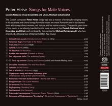 Peter Heise (1830-1879): Lieder für Männerstimmen, Super Audio CD