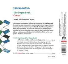 Per Nörgard (geb. 1932): Orgelwerke - The Organ Book "Canon", Super Audio CD