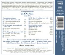 Georg Friedrich Händel (1685-1759): Coronation Anthems, CD