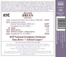 Havergal Brian (1876-1972): Symphonien Nr.11 &amp; 15, CD