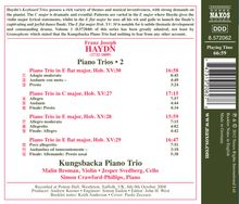 Joseph Haydn (1732-1809): Klaviertrios Vol.2, CD