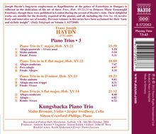 Joseph Haydn (1732-1809): Klaviertrios Vol.3, CD