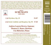 Robert Schumann (1810-1856): Myrthen op.25 Nr.1-26, CD