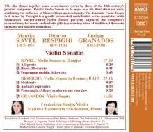 Ottorino Respighi (1879-1936): Sonate für Violine &amp; Klavier h-moll, CD