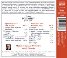 Franz Schmidt (1874-1939): Symphonie Nr.4, CD
