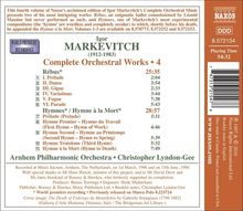 Igor Markevitch (1912-1983): Sämtliche Orchesterwerke Vol.4, CD