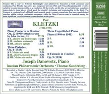Paul Kletzki (1900-1973): Klavierkonzert d-moll op.22, CD