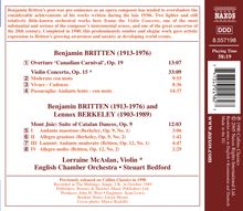 Benjamin Britten (1913-1976): Violinkonzert op.15, CD