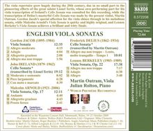 Martin Outram &amp; Julian Rolton - English Viola Sonatas, CD