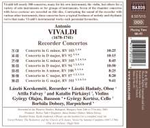 Antonio Vivaldi (1678-1741): Flötenkonzerte RV 87,92,94,101,103,105,108, CD