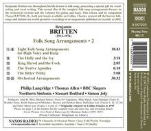 Benjamin Britten (1913-1976): Folk Song Arrangements 2, CD