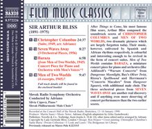 Arthur Bliss (1891-1975): Filmmusik: Christopher Columbus (Filmmusik), CD