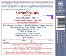 Felix Mendelssohn Bartholdy (1809-1847): Elias, 2 CDs