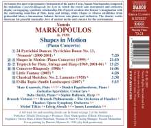 Yannis Markopoulos (geb. 1939): Klavierkonzert "Shapes in Motion", CD