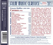 Ernesto Halffter (1905-1989): Filmmusik: Filmmusik "Carmen", CD