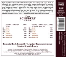 Franz Schubert (1797-1828): Messen D.105 &amp; 324, CD