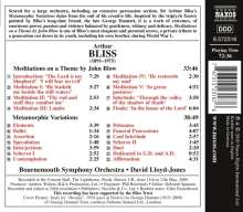 Arthur Bliss (1891-1975): Metamorphic Variations for Orchestra, CD