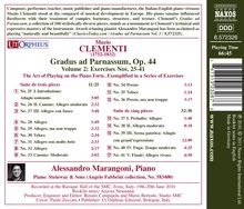 Muzio Clementi (1752-1832): Gradus ad Parnassum op.44 Vol.2, CD