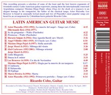 Ricardo Cobo - Latin American Guitar Music, CD