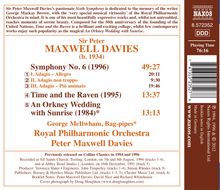 Peter Maxwell Davies (1934-2016): Symphonie Nr.6, CD