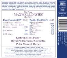 Peter Maxwell Davies (1934-2016): Klavierkonzert, CD