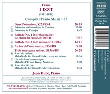 Franz Liszt (1811-1886): Klavierwerke Vol.22, CD