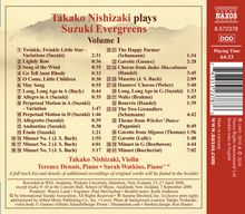 Takako Nishizaki - Suzuki Evergreens Vol.1, CD