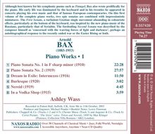 Arnold Bax (1883-1953): Klavierwerke Vol.1, CD