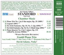 Charles Villiers Stanford (1852-1924): Klavierquartett Nr.2, CD