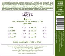 Georges Lentz (geb. 1965): Ingwe aus "Mysterium" (Caeli enarrant... VII), CD