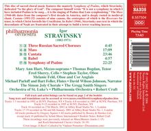 Igor Strawinsky (1882-1971): Psalmensymphonie, CD