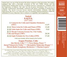 Tadeas Salva (1937-1995): Cellokonzert, CD
