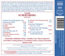 Arnold Schönberg (1874-1951): Konzert für Streichquartett &amp; Orchester, CD