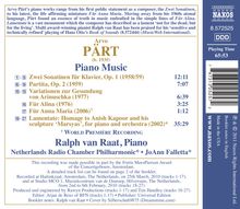 Arvo Pärt (geb. 1935): Klavierwerke, CD