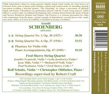 Arnold Schönberg (1874-1951): Streichquartette Nr.3 &amp; 4, CD