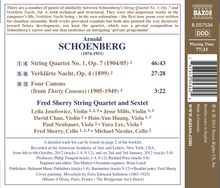 Arnold Schönberg (1874-1951): Verklärte Nacht op.4 für Streichsextett, CD