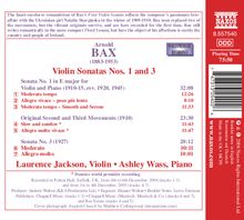 Arnold Bax (1883-1953): Violinsonaten Vol.1, CD