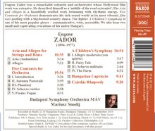 Eugene Zador (1894-1977): A Children's Symphony, CD