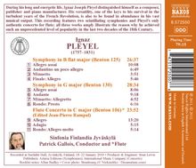 Ignaz Pleyel (1757-1831): Symphonien G-Dur &amp; B-Dur (Benton 130 &amp; 125), CD