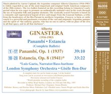 Alberto Ginastera (1916-1983): Panambi (Ballettmusik), CD