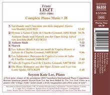 Franz Liszt (1811-1886): Klavierwerke Vol.38, CD