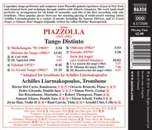 Astor Piazzolla (1921-1992): Tango Distinto - Tangos für Posaune &amp; Instrumentalensemble, CD