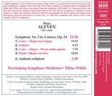 Hugo Alfven (1872-1960): Symphonie Nr.5, CD