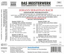 Johann Sebastian Bach (1685-1750): Kantaten BWV 53,54,169,170,200, CD