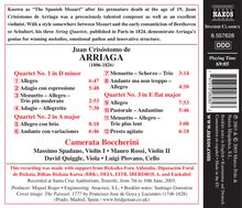 Juan Arriaga (1806-1826): Streichquartette Nr.1-3, CD