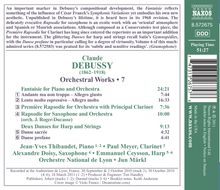 Claude Debussy (1862-1918): Orchesterwerke Vol.7, CD