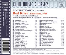 Dimitri Tiomkin (1894-1979): Filmmusik: Red River (Filmmusik), CD