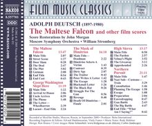 Adolph Deutsch (1897-1980): Filmmusik: Filmmusik, CD